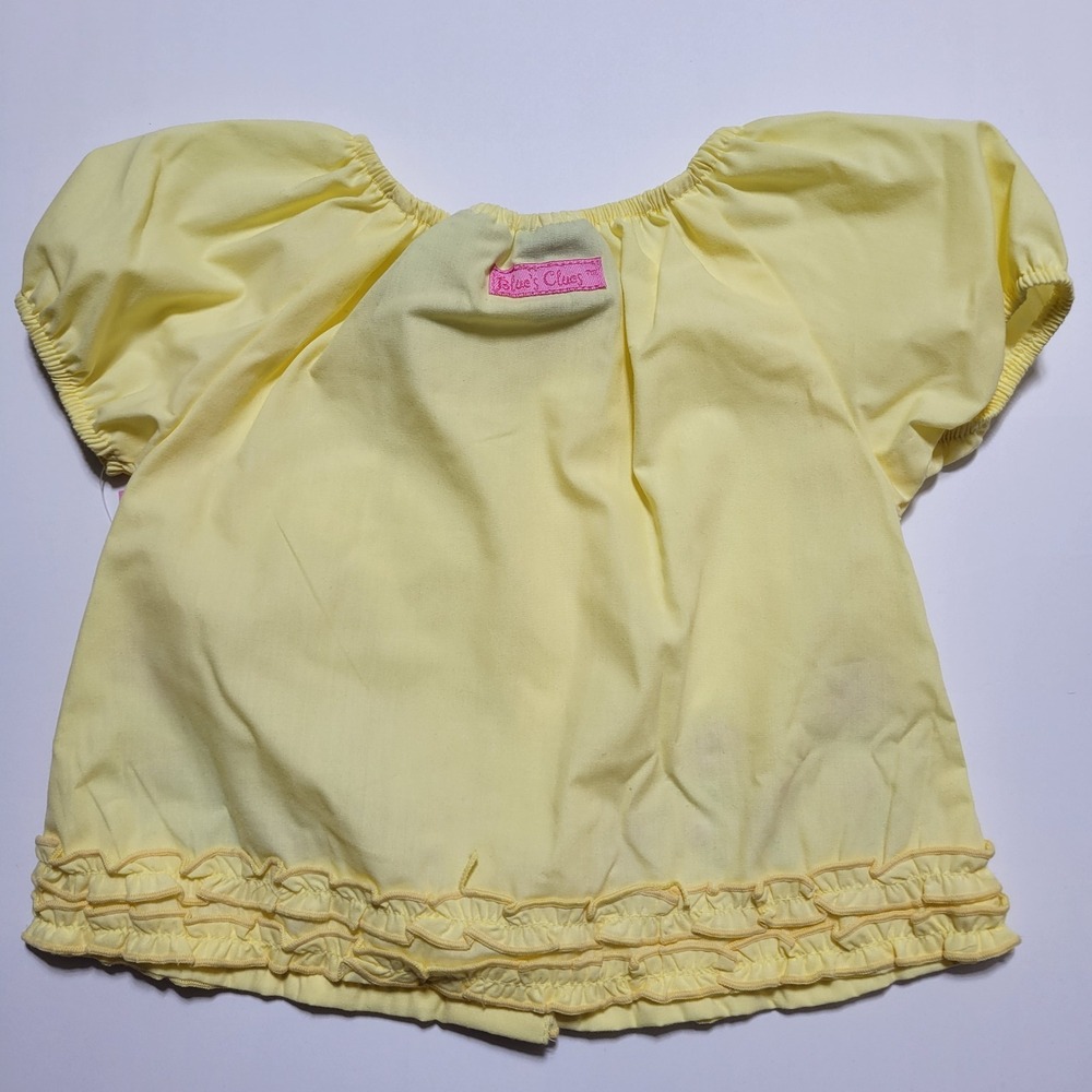 Vintage 2003 Y2K Blues Clues Embroidered Shirt Blue And Periwinkle Cat Size 4T - Picture 5 of 7